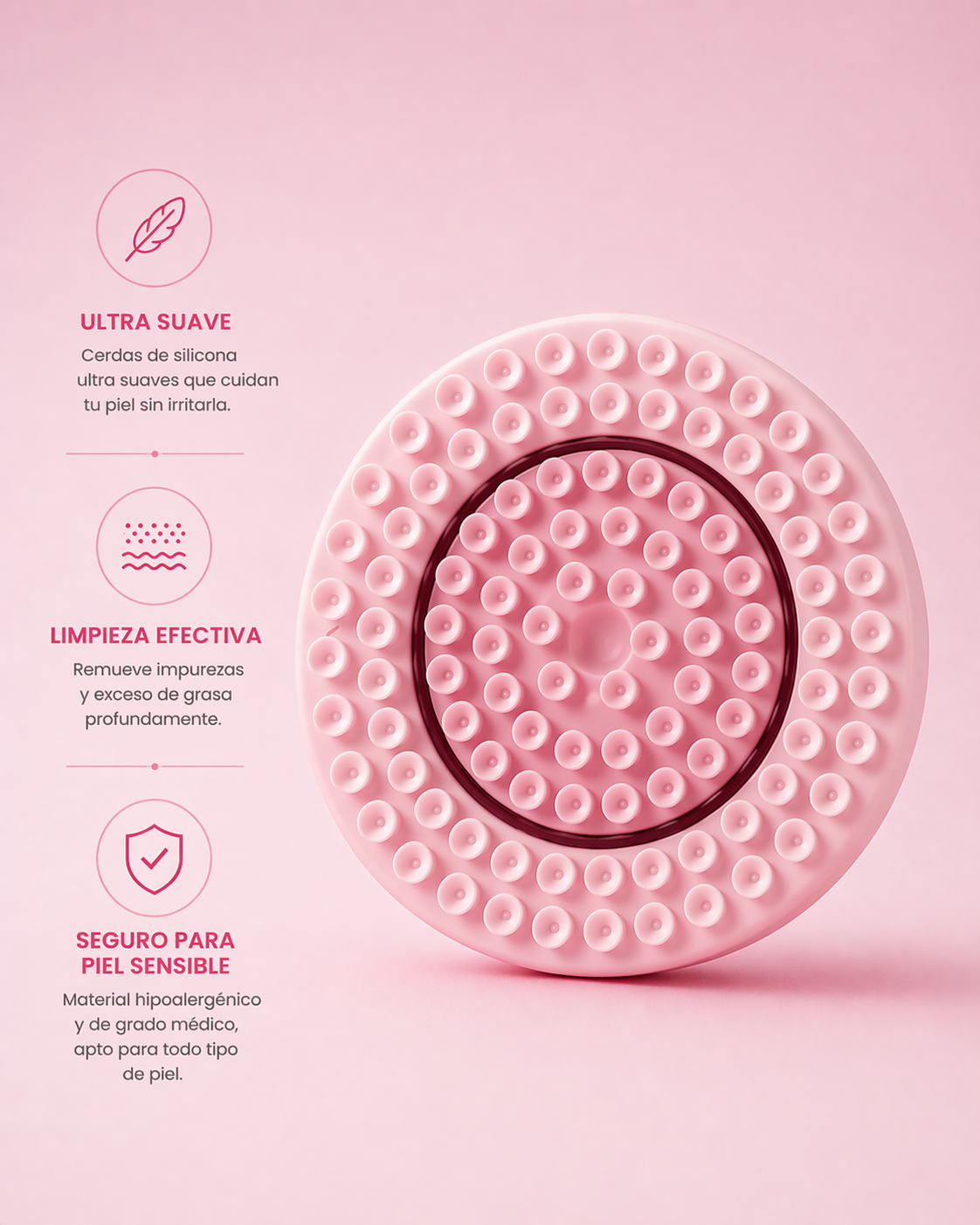 CABEZAL DE TRATAMIENTO- SUAVE ROSA